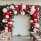 129pcs Ruby Red Balloons Different Sizes 18 12 10 5 Inches for Garland Arch, Premium Red Latex Balloons for Birthday Wedding Valentine's Day Christmas Party Decoration